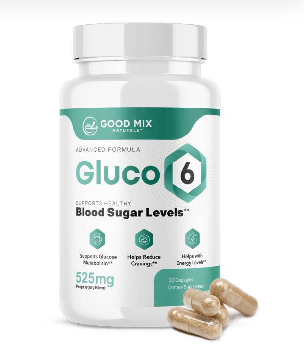 Gluco6 bottle