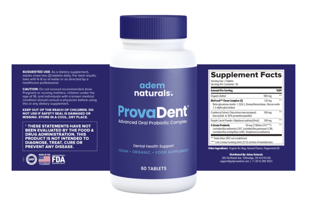 ProvaDent supplement details