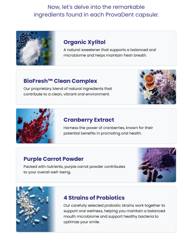 ProvaDent supplement ingredients