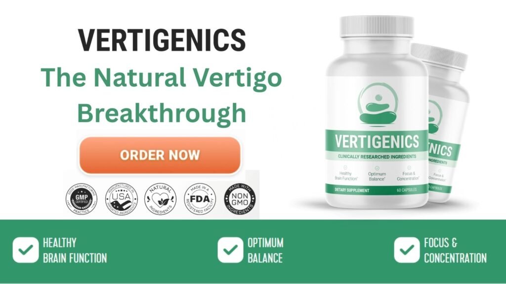 The Natural Vertigo Breakthrough supplement for Healthy Brain Function, Optimum Balance, and Focus & Concentration.