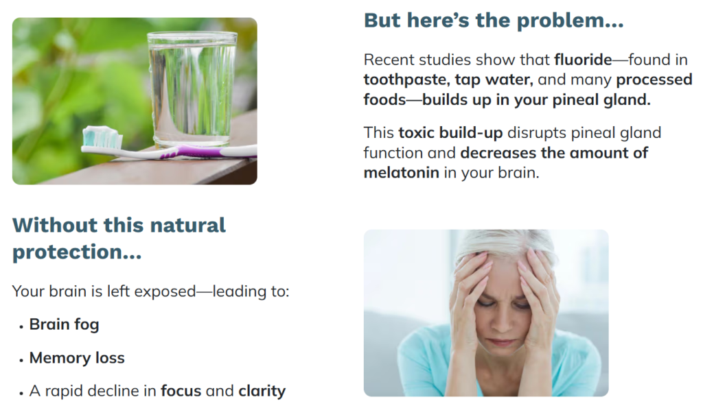 calcification of pineal  gland