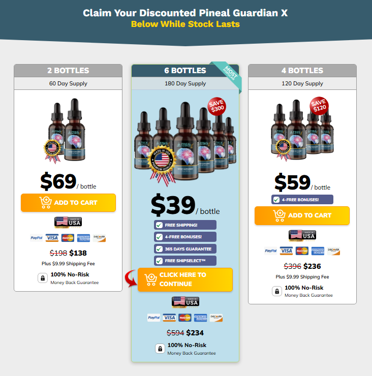Pineal Guardian X price and offers