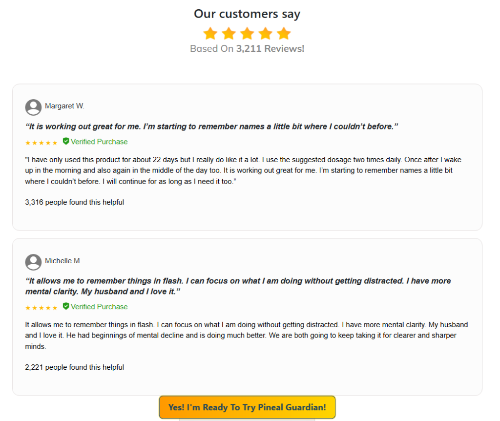 Pineal Guardian X review by real users