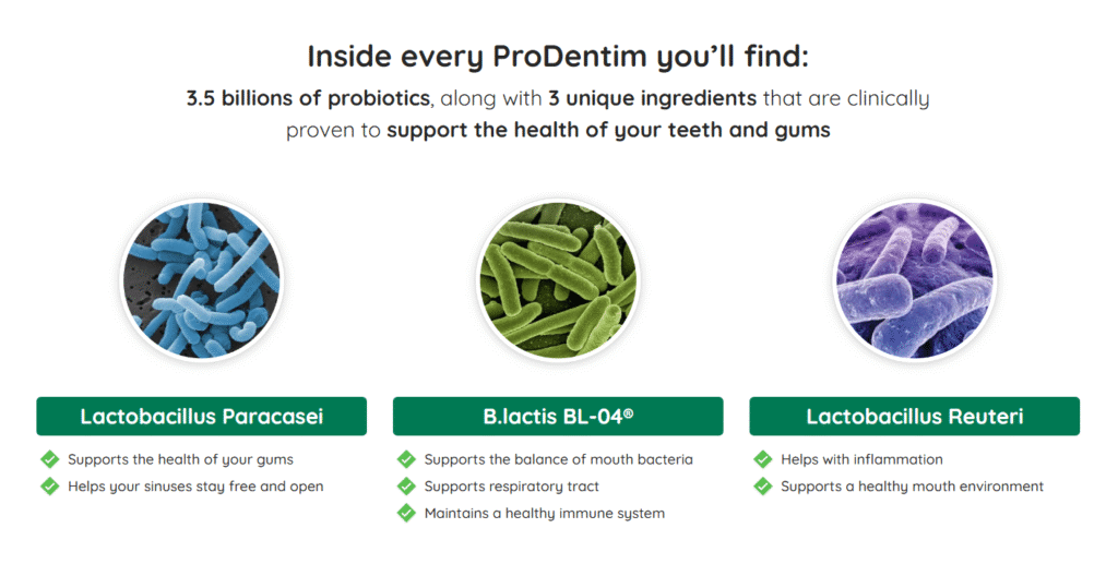 ProDentim ingredients probiotics