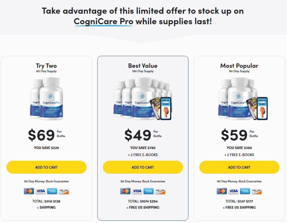 CogniCare Pro price and bundle offers