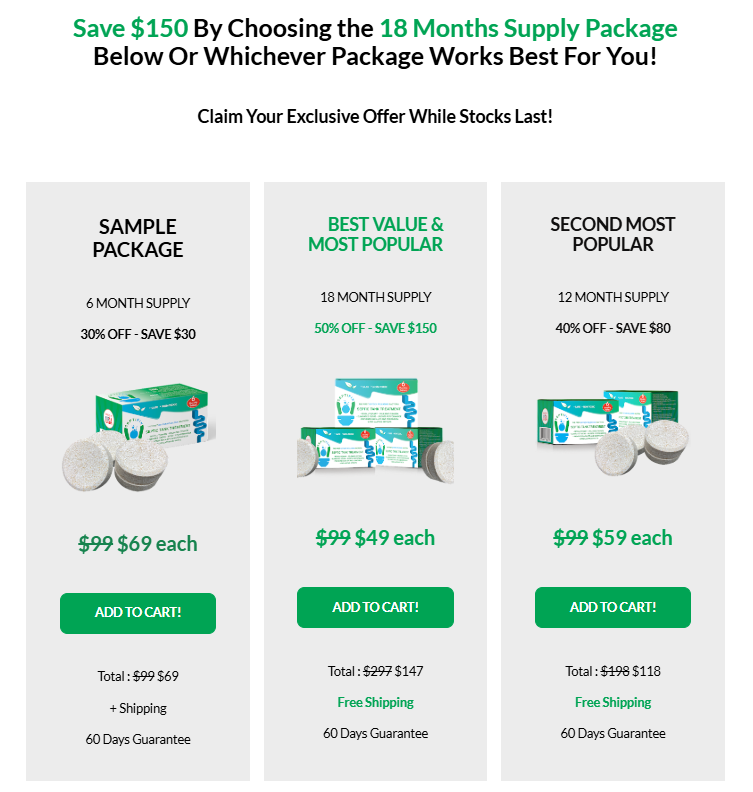 Septifix official price and package offers