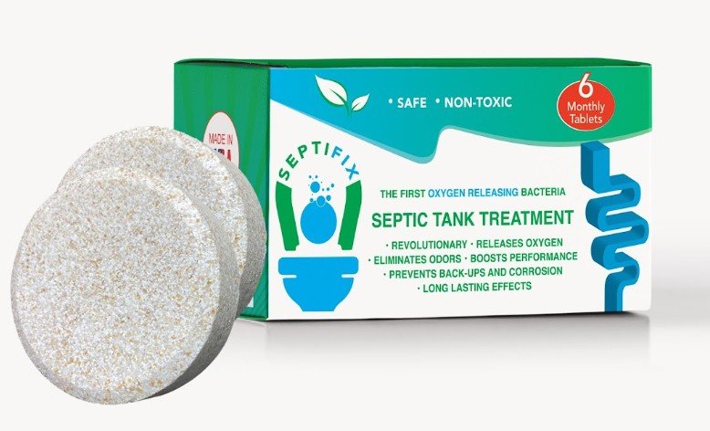 Septifix oxygen-releasing septic tank treatment tablets for septic system maintenance