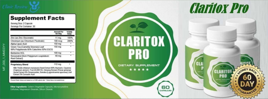 Claritox Pro ingredients