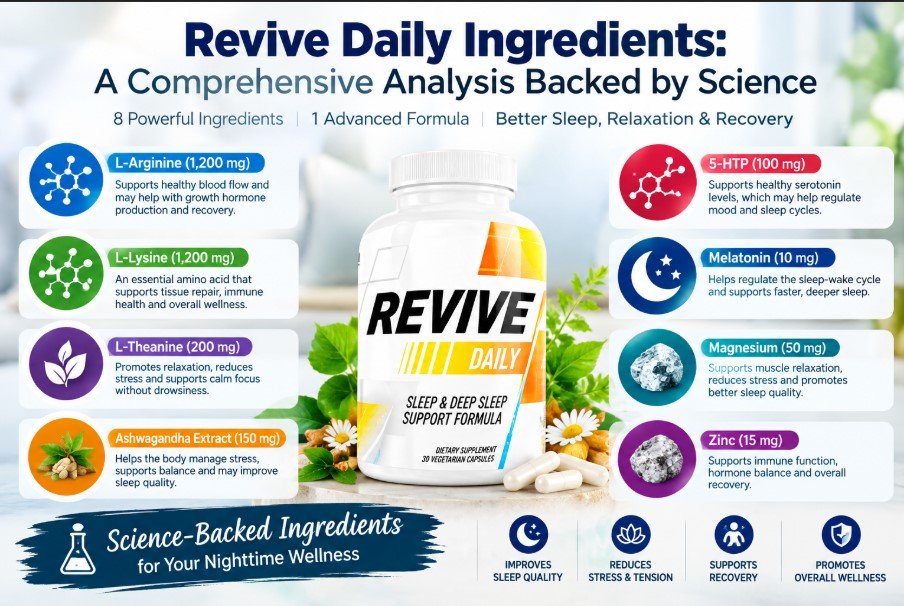 Revive Daily Ingredients: A Comprehensive Analysis Backed by Science