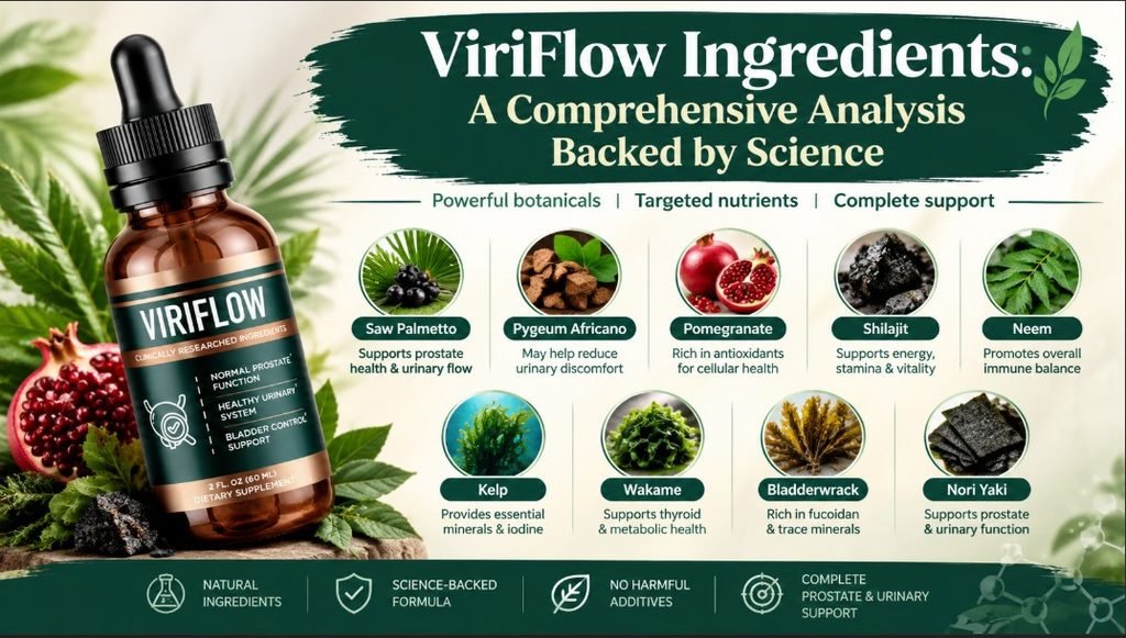ViriFlow Ingredients: A Comprehensive Analysis Backed by Science