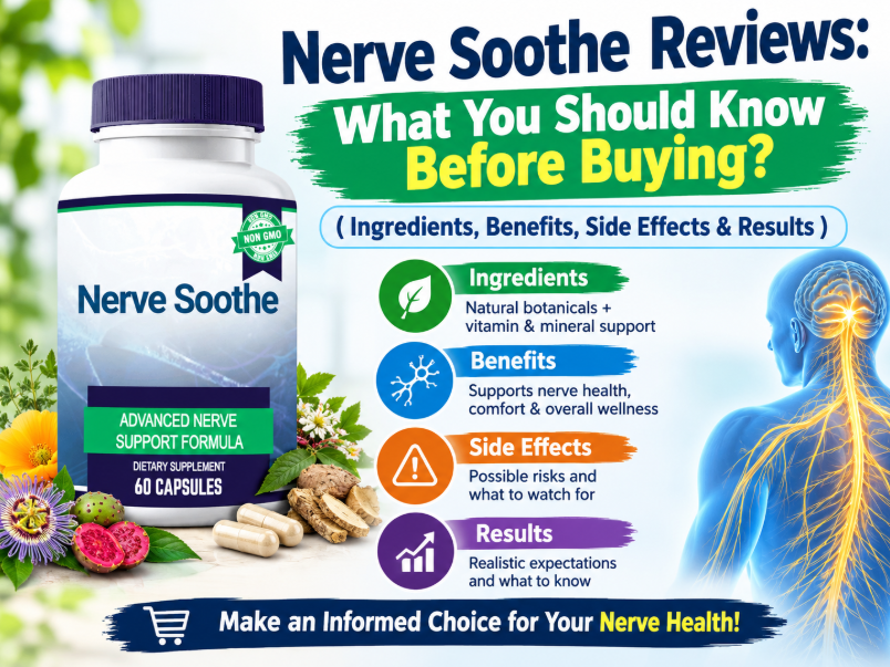 Nerve Soothe Reviews: What You Should Know Before Buying? ( Ingredients, Benefits, Side Effects & Results )